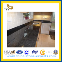 Polished Black Pearl Granite Kitchen Countertop （YQZ-GC1025）