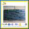 Natural P018 Black Slate Wall Tile for Garden Stone(YQG-PV1064)
