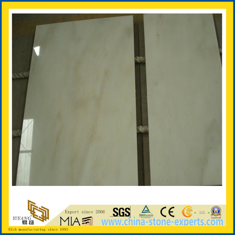 Polished White Jade Marble Slabs for Countertop or Vanity Top