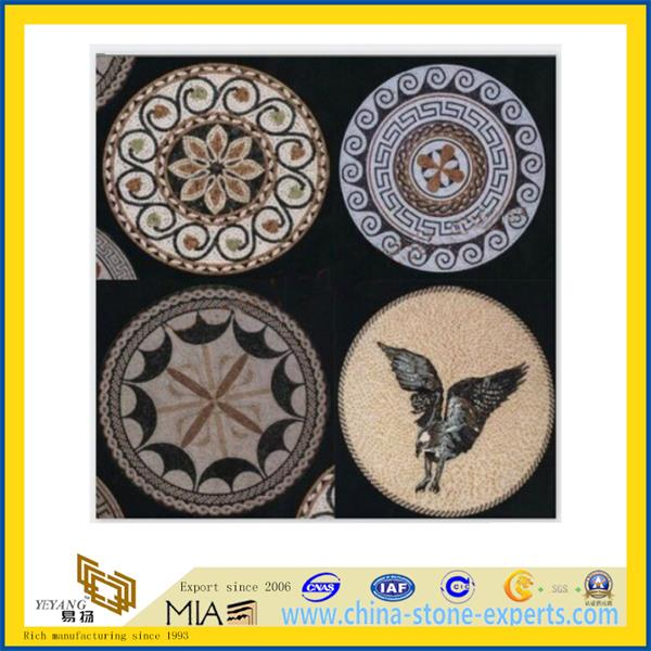 Marble Mosaic Stone Medallion for Indoor Decoration