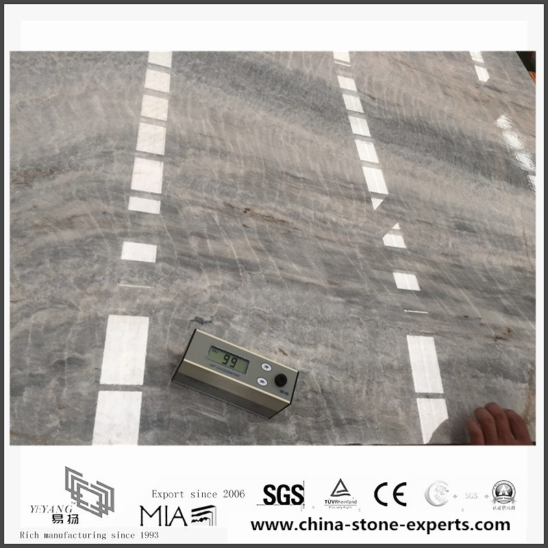 Grey Marble | Top New Vermont Grey Marble for Bathroom Wall & Floor Tiles (YQW-MS052701)
