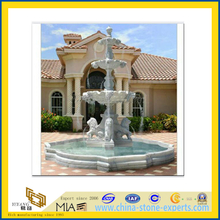 White Marble Fountain with Figure Sculpture(YQG-LS1022)