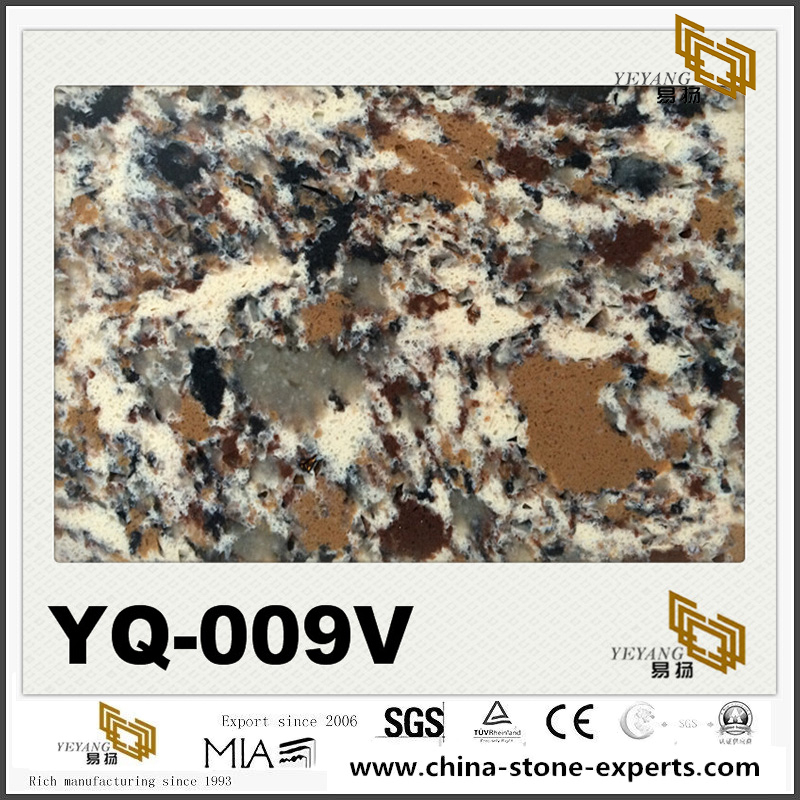 High Quality YQ-009V Granite Vein Quartz Outlet Sale