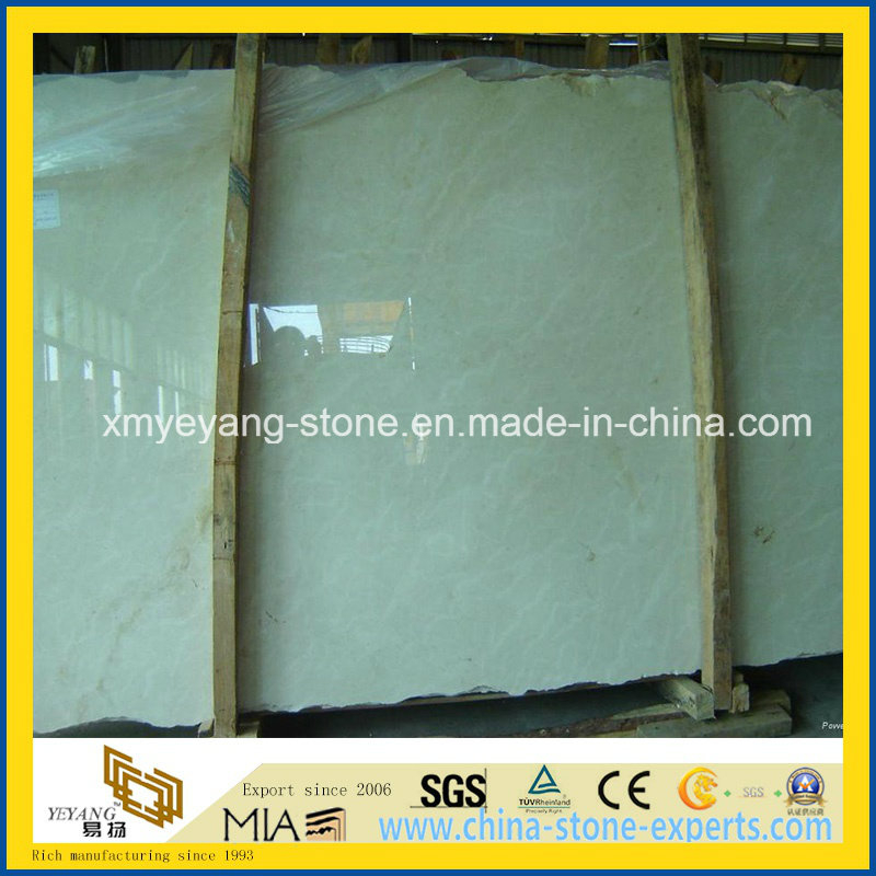 Crema Marfil Marble Slab for Hotel Floor or Wall Tile