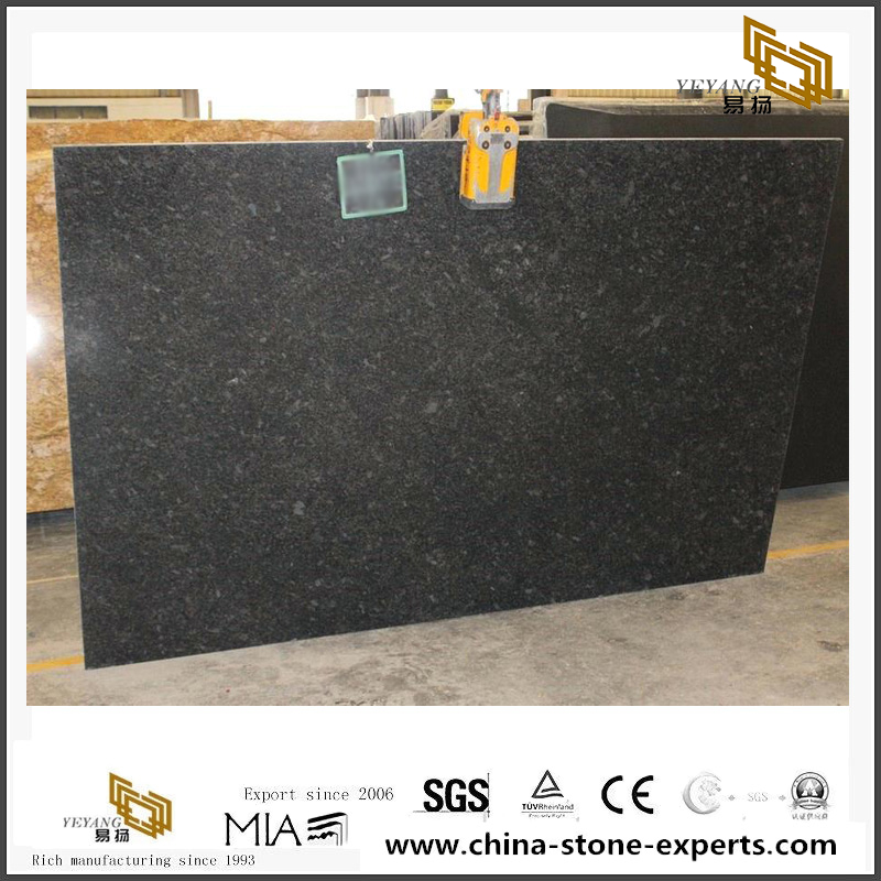 Steel Gray Granite For Kitchen Polished Countertop