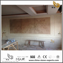 Customized Different Marble Backgrounds for Bathroom Design (YQW-MB0726019）