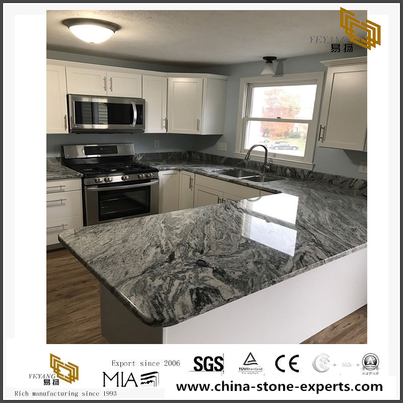Granite Silver Cloud Kitchen Countertop Polished Granite Silver Cloud Kitchen Countertop