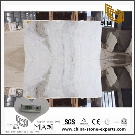 Natural Arabescato Venato White Marble Slab for Flooring with Cheap Price (YQW-MSA070607）
