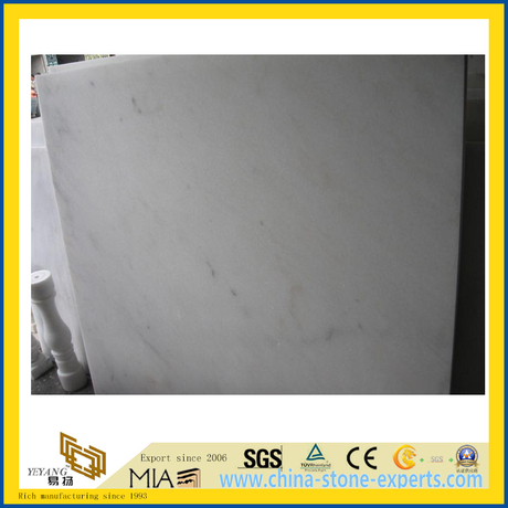 Polished Guangxi White Marble Slab for Countertop/Vanitytop/Flooring