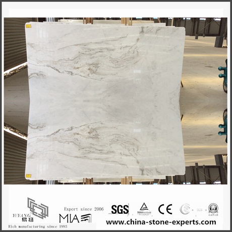 Buy Discount New Arabescato Venato White Marble for Bathroom Vanitytops (YQW-MSA06051904)