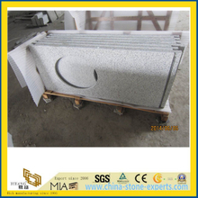 China Shandong White granite vanity top for bathroom --YYS015
