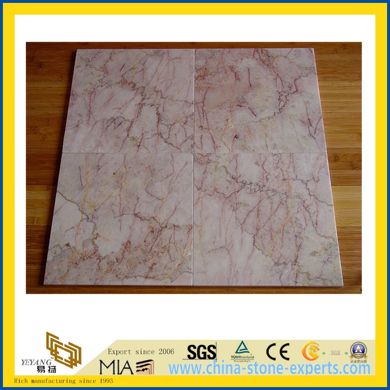 White Wooden Grained Marble Tile for Flooring Decoration