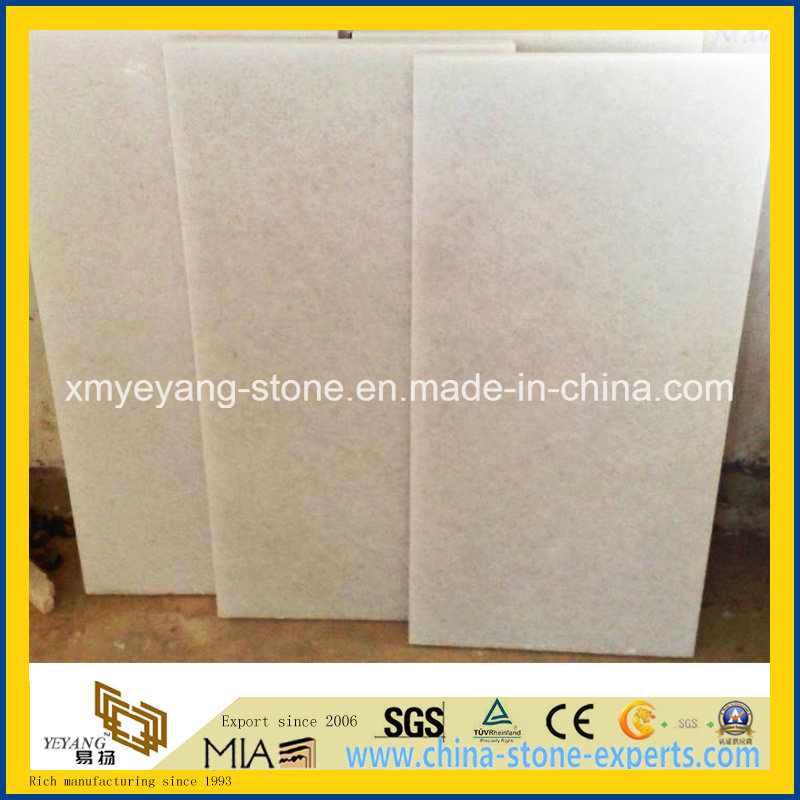 Crystal White Marble Floor Tile / Cut-to-Size for Project
