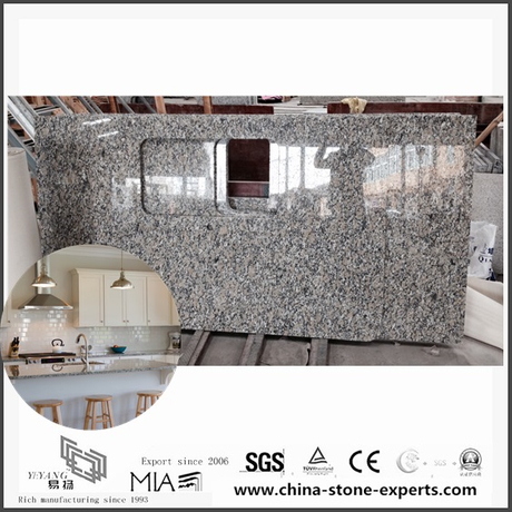 Cheap Diy Bianco Taupe White Laminate Granite Countertops (YQW-GC052402)