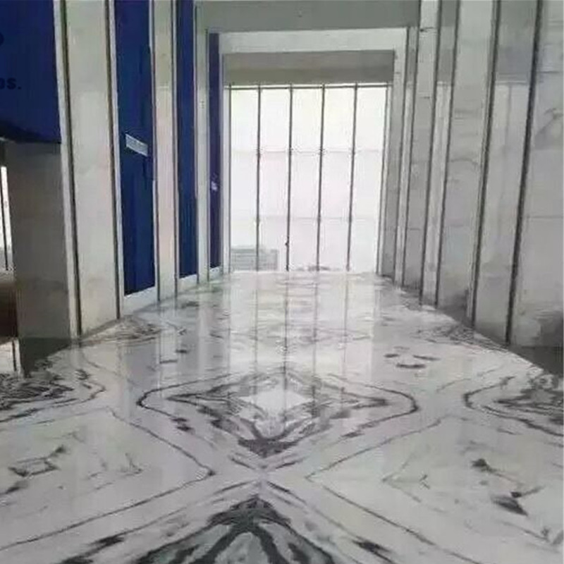 Panda White Marble for Bathroom Floor Tiles Design (YQW-MS2101)
