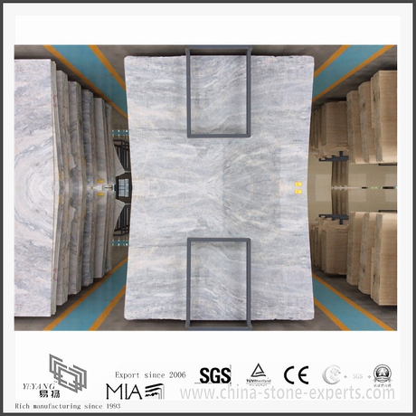 Diy New Vermont Grey Marble for Kitchen & Bath Wall Tiles(YQW-MS311205)
