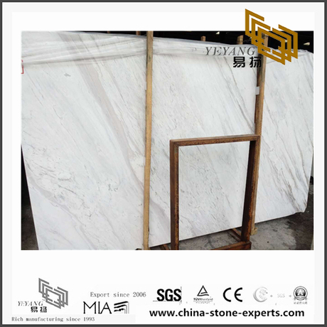 Luxury New Volakas White Marble Slabs for Bathroom Decoration （YQN-101102）
