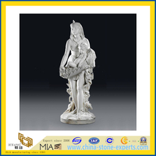 White Marble Nude Female Stone Carving Sculpture Statues for Museum(YQG-LS1011)