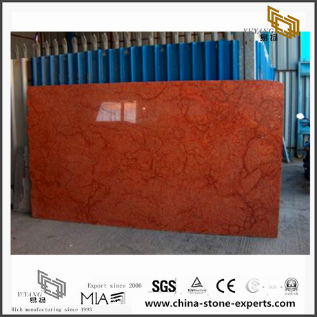 Beautiful Rosso Verona Marble Tiles for Floor design（YQN-100604）