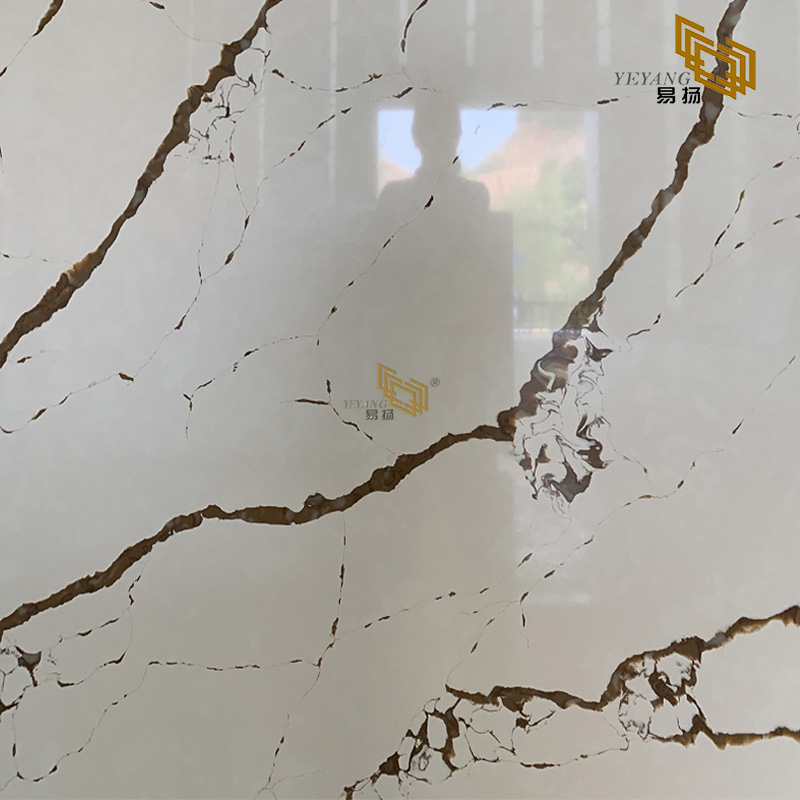 Factory Supply gold vein quartz Cabinet Tops for sale