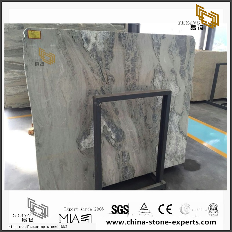 NEW Marble | Beautiful Fantastic Spring Grey Marble for Wall Backgrounds & Floor Tiles (YQW-MSF0621001）