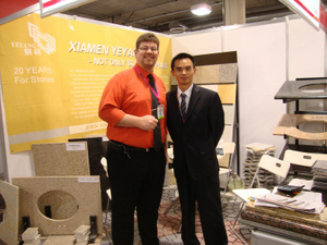 Stone Fair：Xiamen Yeyang Stone Factory ——Export-Manager and Our Client