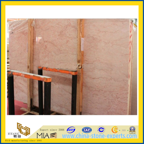 French Rose Pink Marble Slab for Floor and Wall Tiles