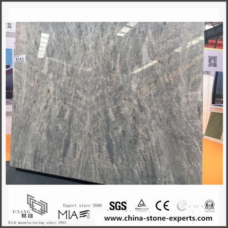 New Polished Vermont Grey Marble for Wall Background & Floor Tiles (YQW-MS0621003）