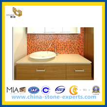 Chinese Crystal Artificial Marble Kitchen Countertop Bathroom Sink (YQA-QC)