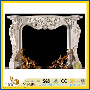 Stone Carving / Carved Marble Stone Fireplace/Marble Fireplace