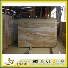 Yellow Landscape Sandstone for Wall Cladding, Flooring (YYT)
